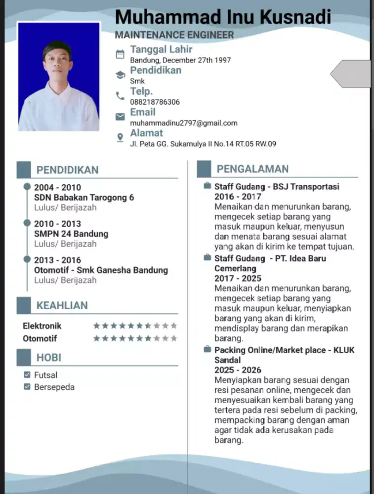 Mencari pekerjaan
