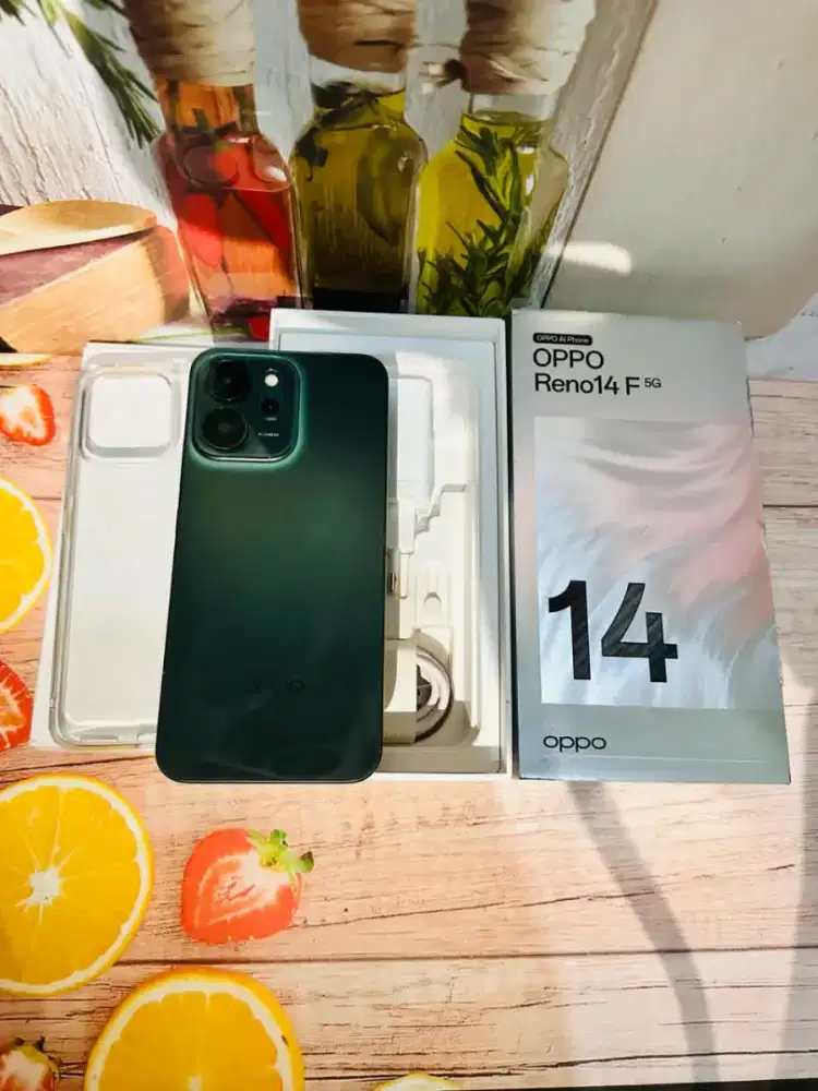 Jual hp LIKENEW oppo reno 14f 5g 8/256 istimewa grns resmi on 08 2026