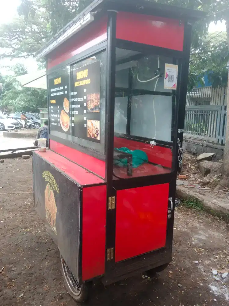 GEROBAK JUALAN SECOND LIKE NEW