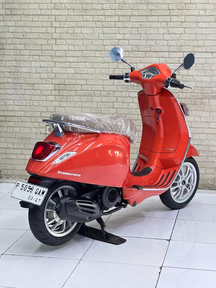 TERMURAH‼️Vespa Primavera 150 ABS Pmk 2022 Orange Tramonto - mustika
