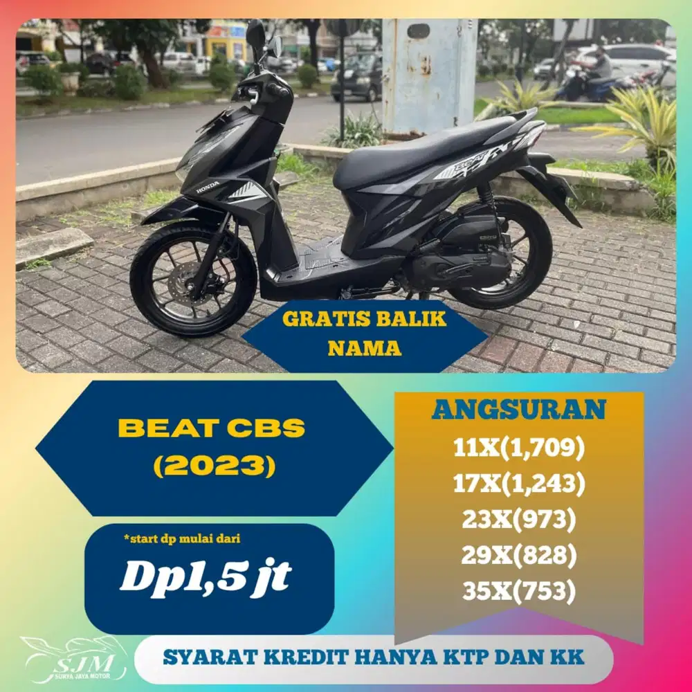 HONDA BEAT CBS 2023 CASH & KREDIT