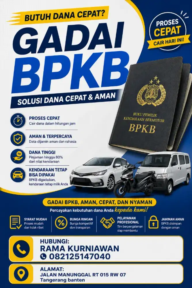 PEGADAIAN BPKB MOBIL & MOTOR