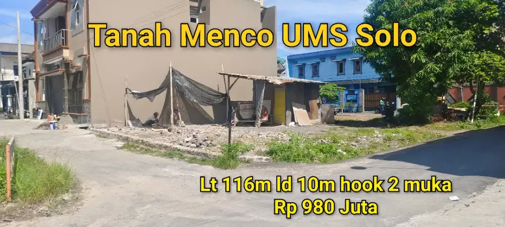 Tanah 116m Menco UMS Solo