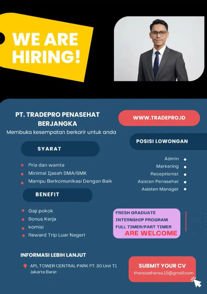 Lowongan Kerja PT. TradePro Penasihat Berjangka