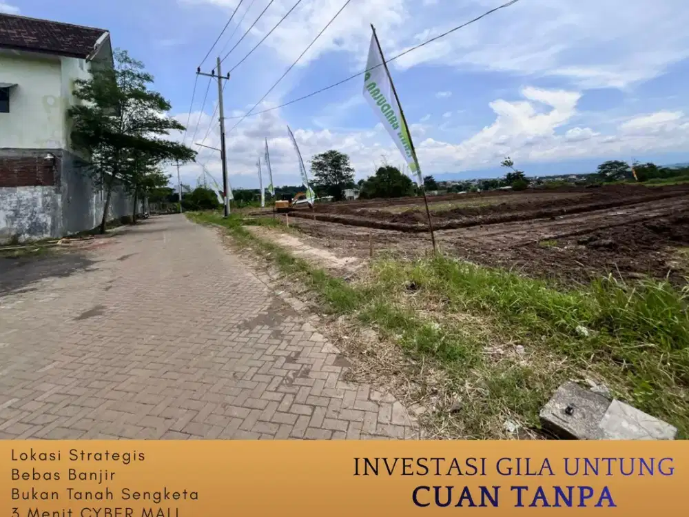 Akses 2 Mobil Tanah Prospek Investasi 5 Menit Alun alun Malang
