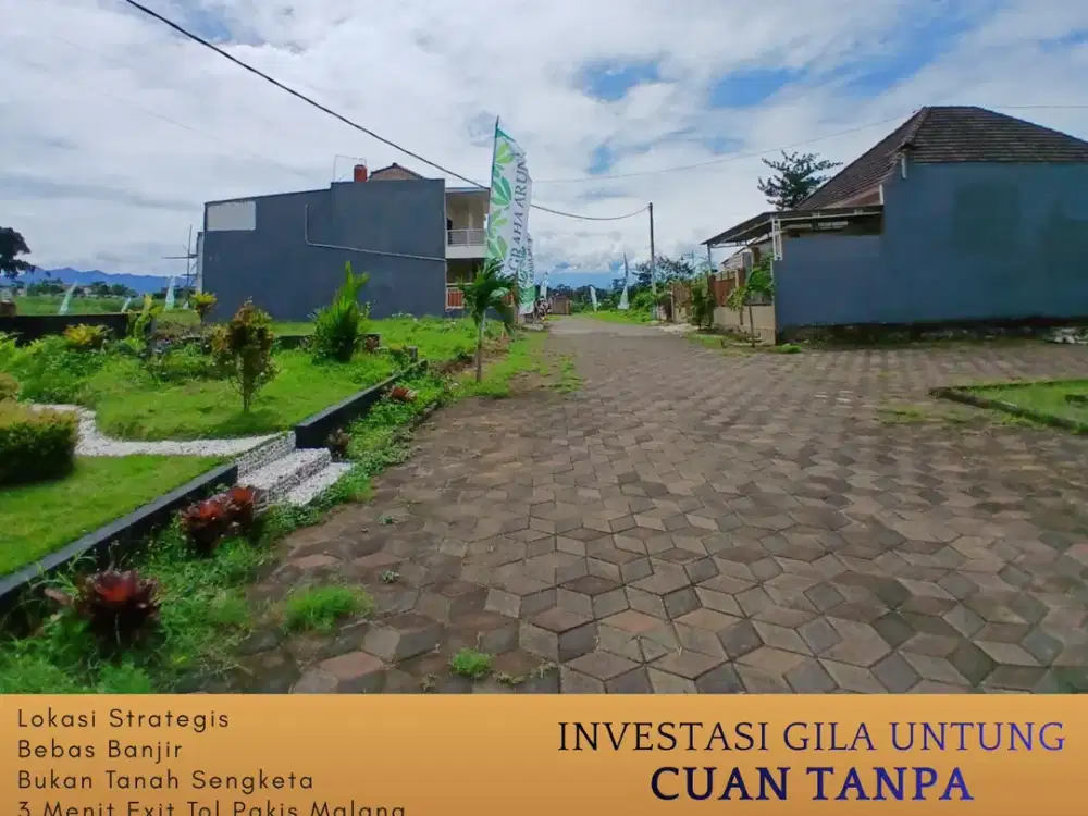 Jual Kavling 3 Menit Bandara Abd Saleh Malang SHM Split