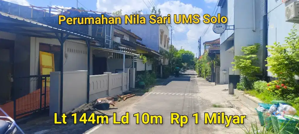 Rumah 144m Nila sari UMS Solo