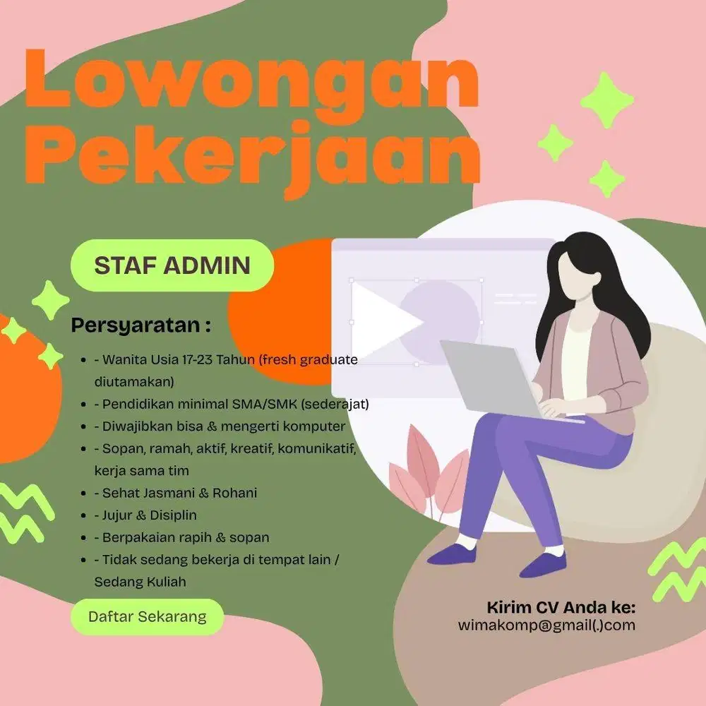 Dibutuhkan SEGERA!! SALES MARKETING TOKO KOMPUTER DI MANGGA 2 SQUARE