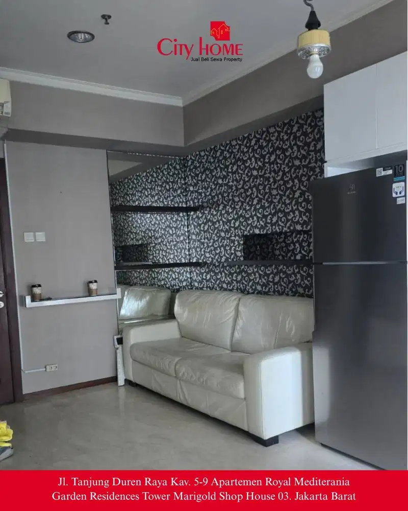 Sewa Apartemen Furnished di Royal Mediterania Garden Residences