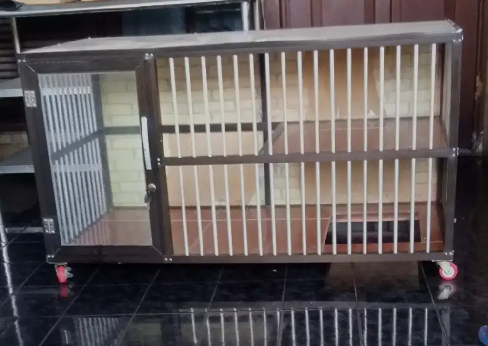 Dijual : Kandang Kucing Alumunium, Ukuran : 120x60x60