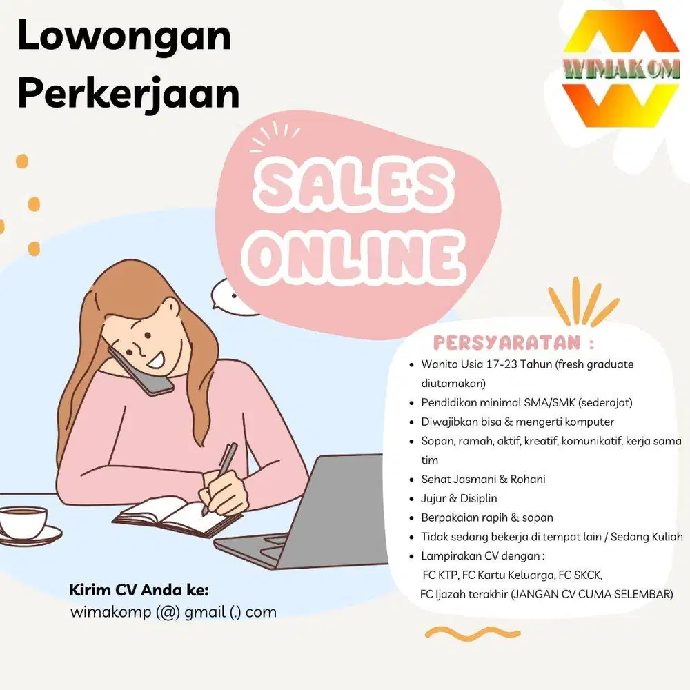 Dibutuhkan SEGERA!! MARKETING TOKO KOMPUTER DI MANGGA 2 SQUARE