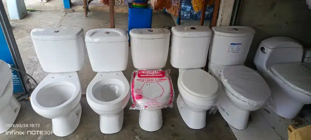Closet duduk cina siap pakai