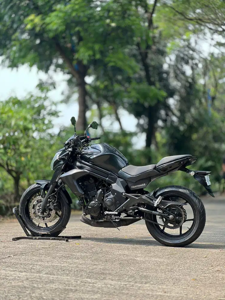 KAWASAKI ER6N 650 ABS 2013 HITAM KM 5K PAJAK PANJANG SIAP JALAN