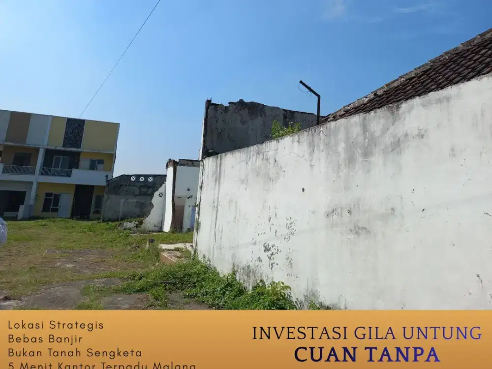 SHM Ready Tanah Dijual 5 Menit Universitas Terbuka Malang