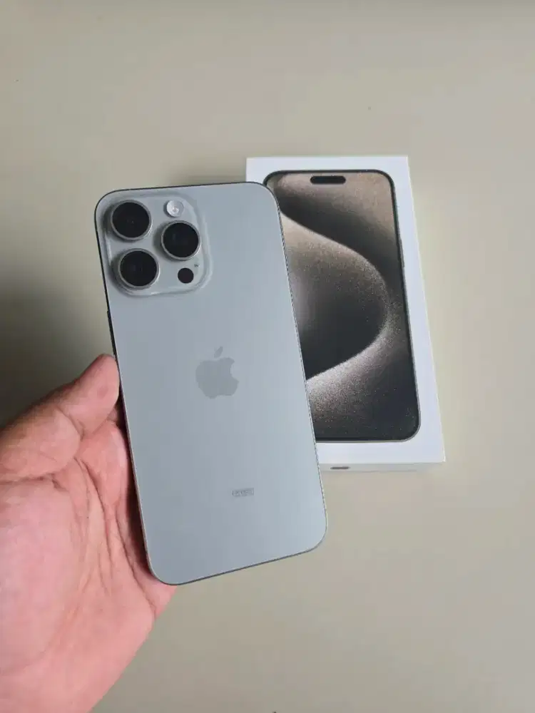 iPhone 15 Pro Max 256gb iBox Resmi Indo Natural Mulus Murah ProMax