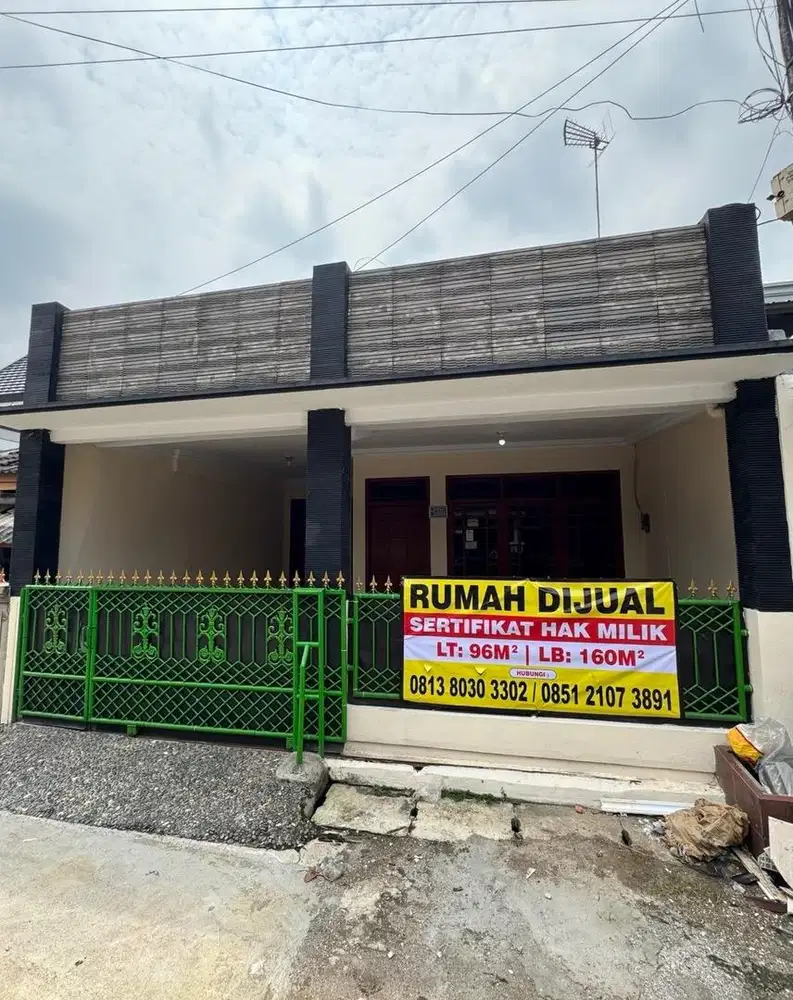 DIJUAL RUMAH JEMBATAN 8 RAWALUMBU 2 LANTAI TIDAK BANJIR
