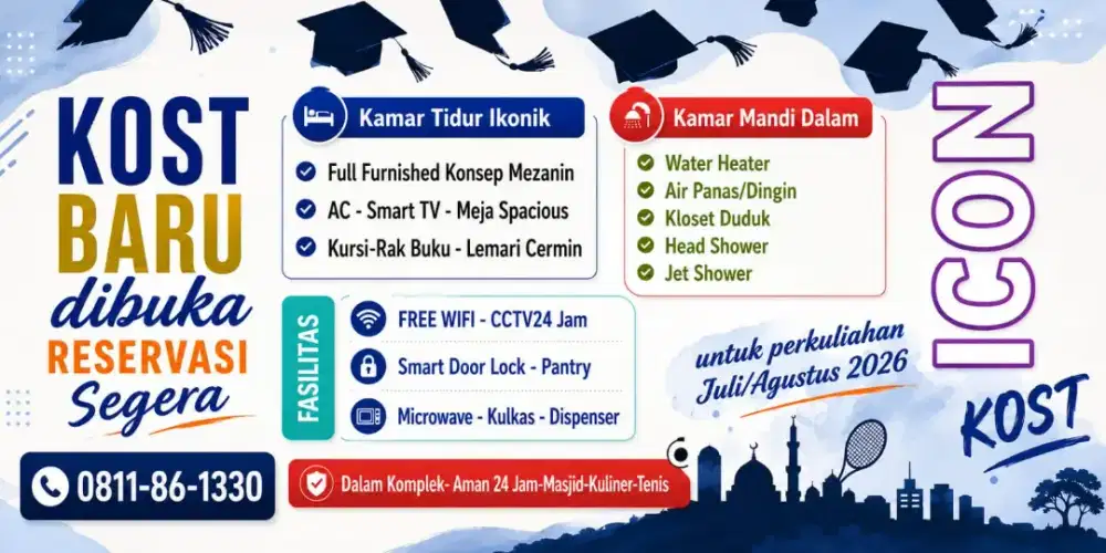 Kost ICON Jatinangor Eksklusif Favorit Maba ITB Unpad Jatinangor