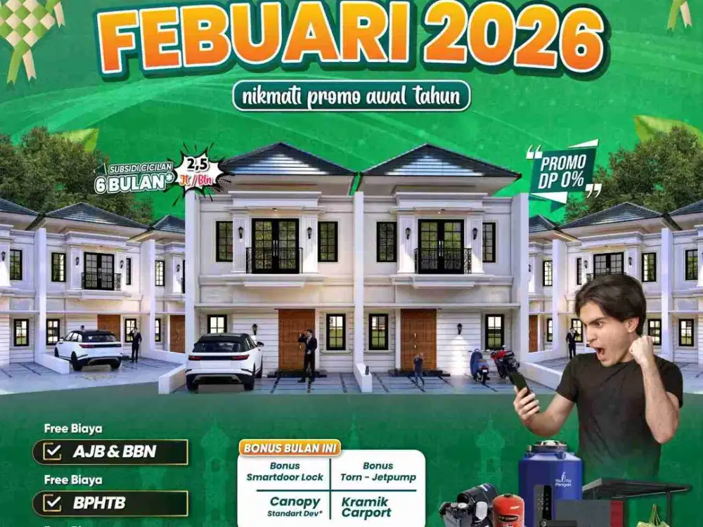 Dijual Rumah 2 Lantai Siap Huni Diapit 3 Pintu Tol Limo,krukut dan Tol Kukusan