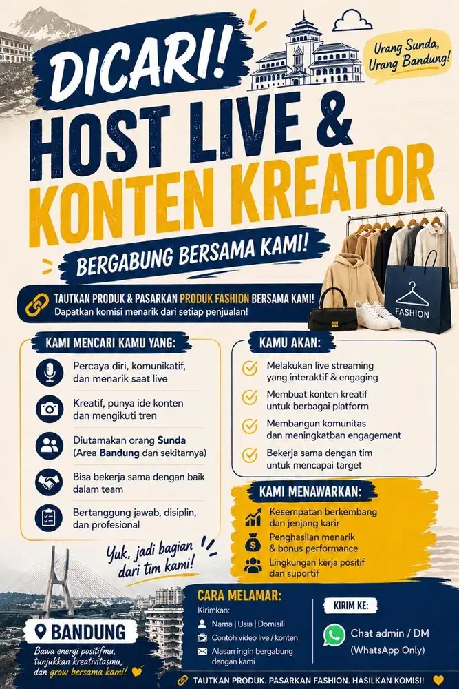DICARI HOST LIVE & KONTEN