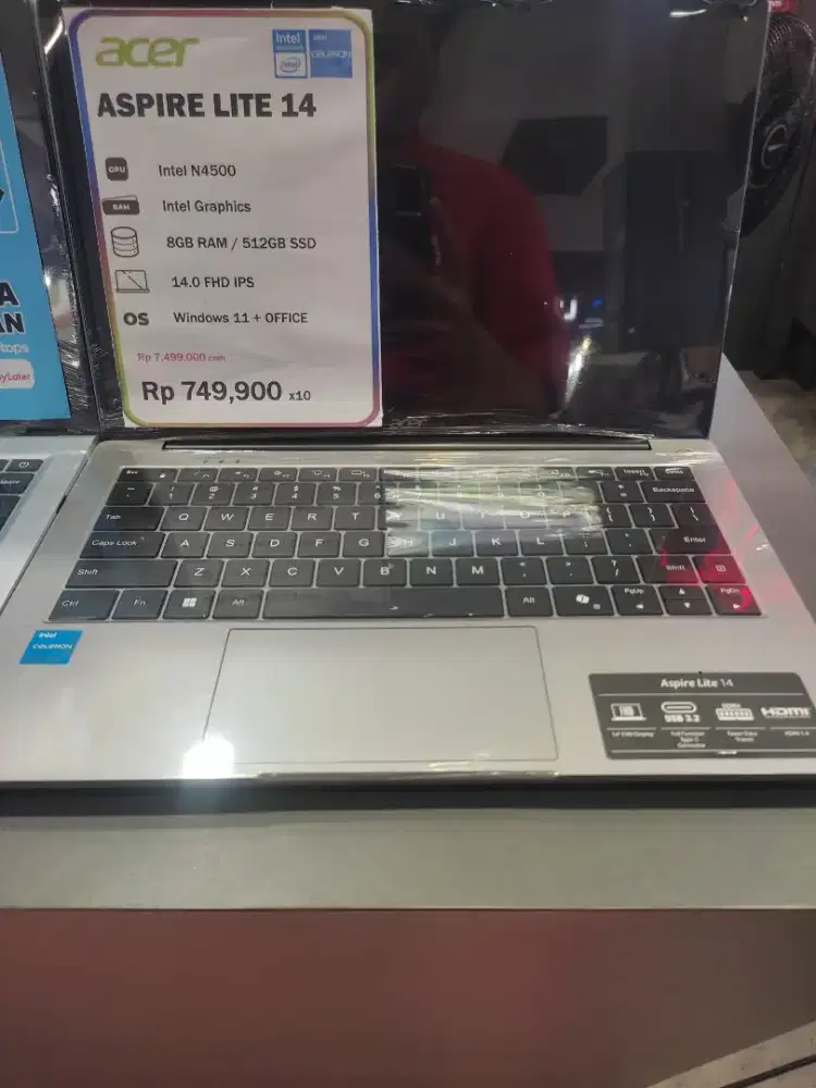 Acer ASPIRE LITE 14 ram 8gb 512gb SSD bisa cicilan tanpa DP cukup KTP