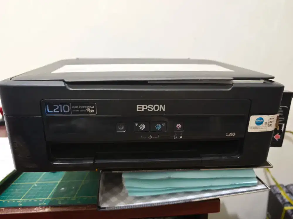 Epson L210 Minus Head Print Rusak Black