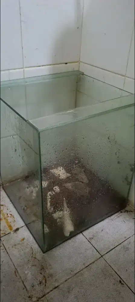 Dijual Aquarium ukuran 30*30*35 cm include pompa celup