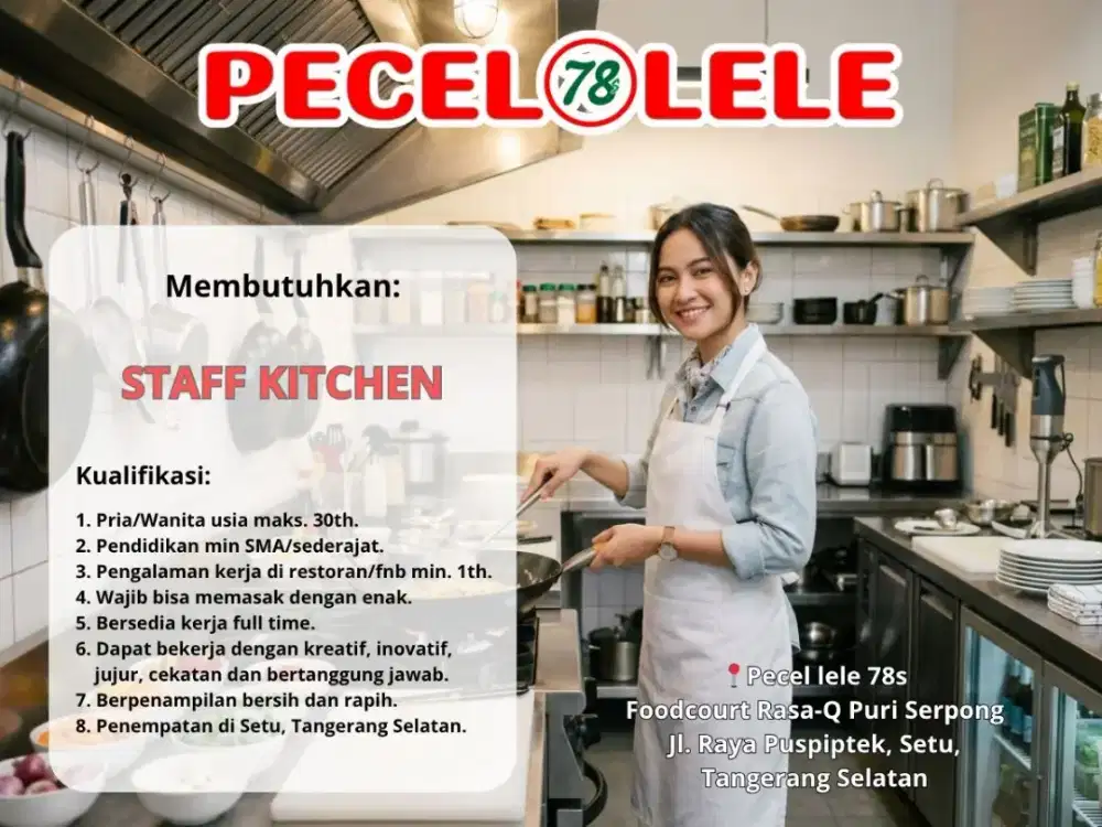 Staff Kitchen Bisa Masak
