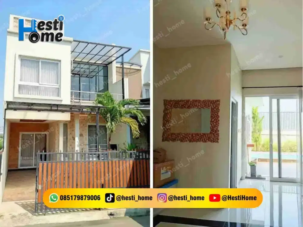 Rumah Mewah 2 Lantai Ada Kolam Renang Pribadi di Candi Kalasan Manyaran Semarang!