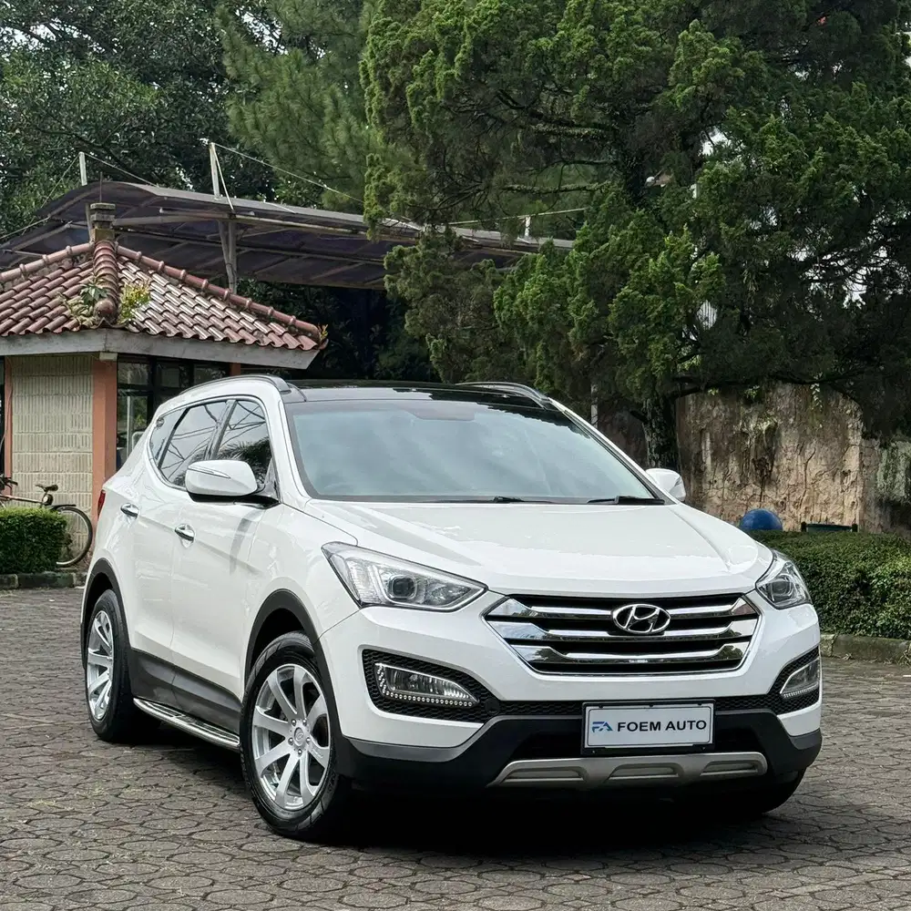 Tdp 15jt Hyundai Santa Fe 2.4 Bensin 2013 Putih Istimewa