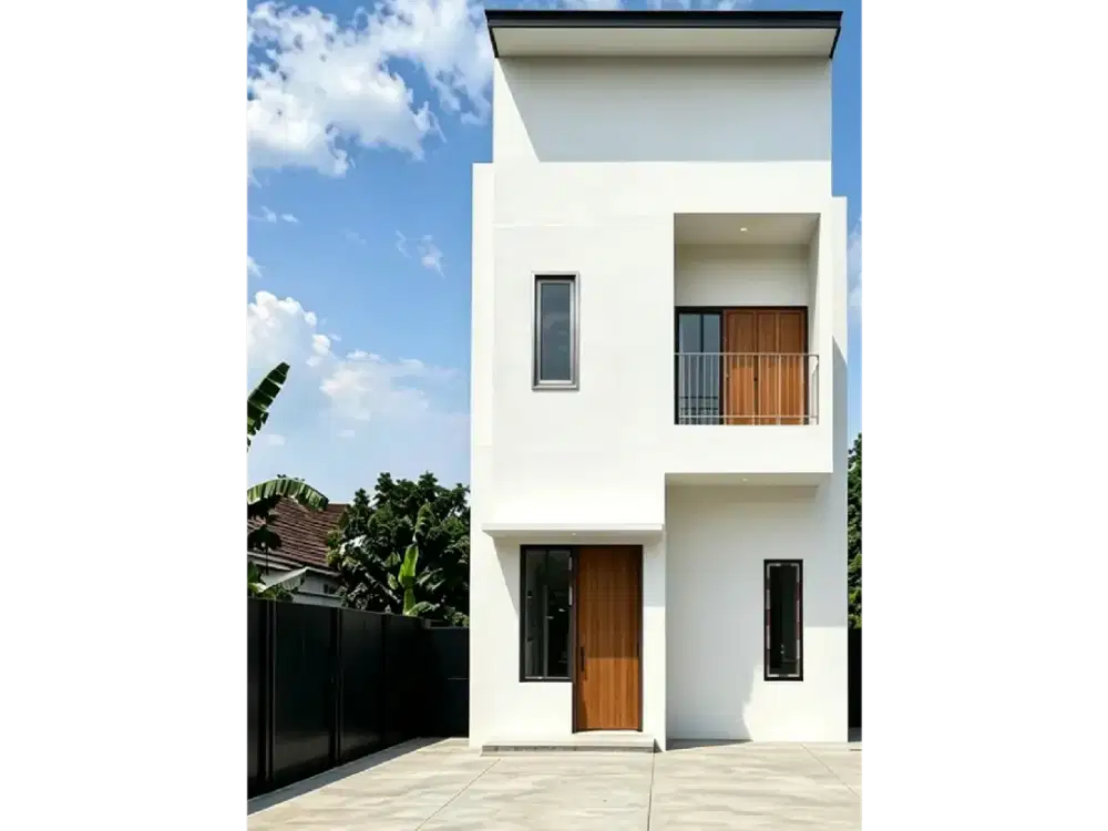 2 Unit Rumah New 2 Lantai Dekat Pasar Cisalak Cimanggis Depok - DP Bebas