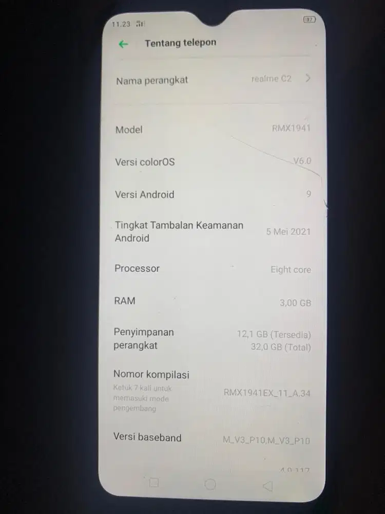 Realme c2 batangan