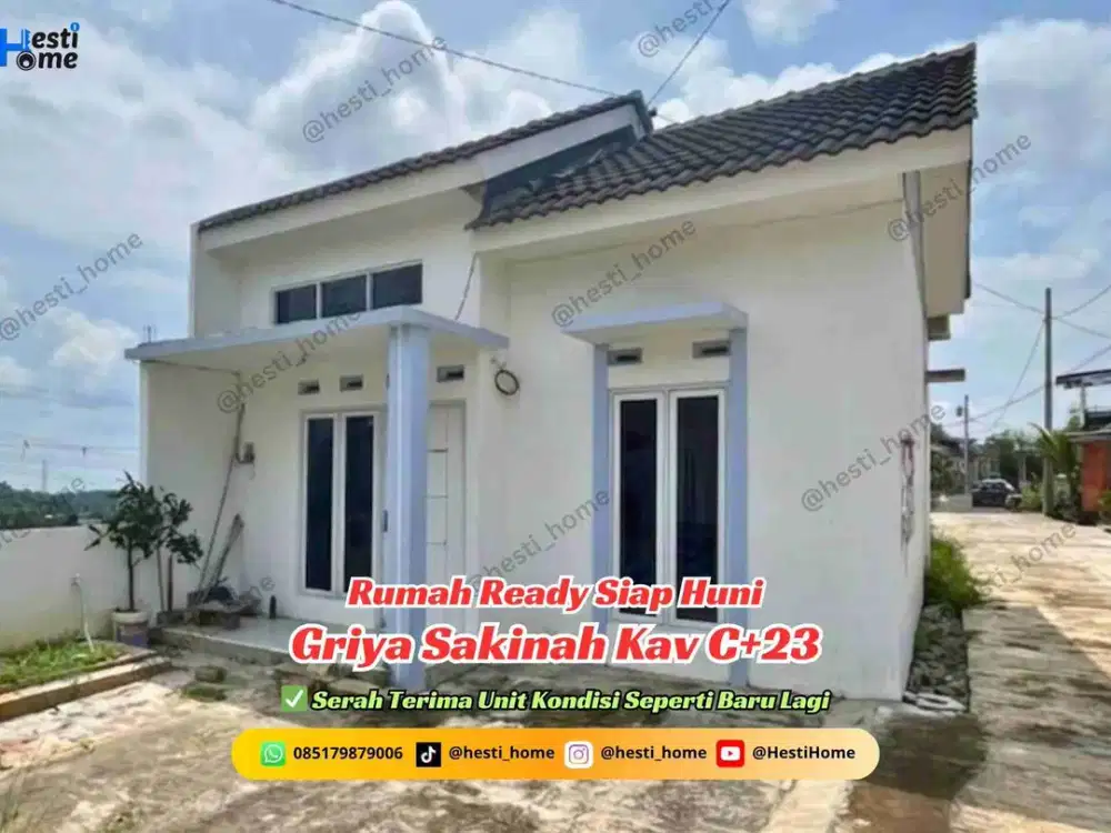 Griya Sakinah Kav C+23 Cuma 210Jt Dekat Exit Tol Ungaran! Rumah Posisi Hoki dengan 2 Akses Jalan, Tanpa BI Check