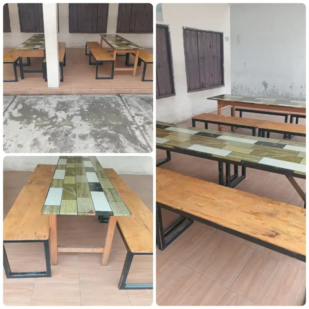 Meja Dan Kursi Panjang