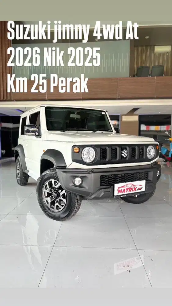 Suzuki jimny 4Wd At 2026 Nik25 White on black Ready stok