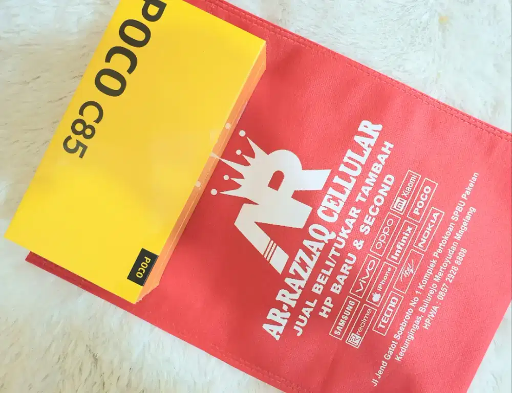 NEW POCO C85 8/256 Baterai 6000 mah