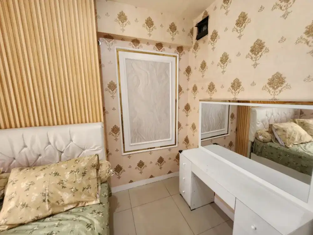 TOWER BOUGENVILLE FULL ISI UNIT 2 KAMAR DENGAN VIEW KOTA JAKARTA PUSAT