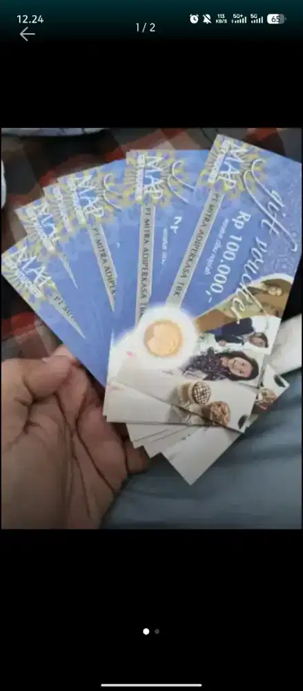 VOUCHER MAP 100.000(15 LEMBAR)