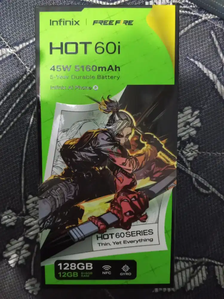 Infinix hot 60i 6+6/128 like new
