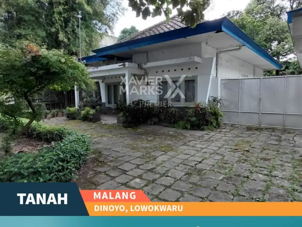 Dijual Tanah Bonus Bangunan Dekat Kampus di Dinoyo Malang