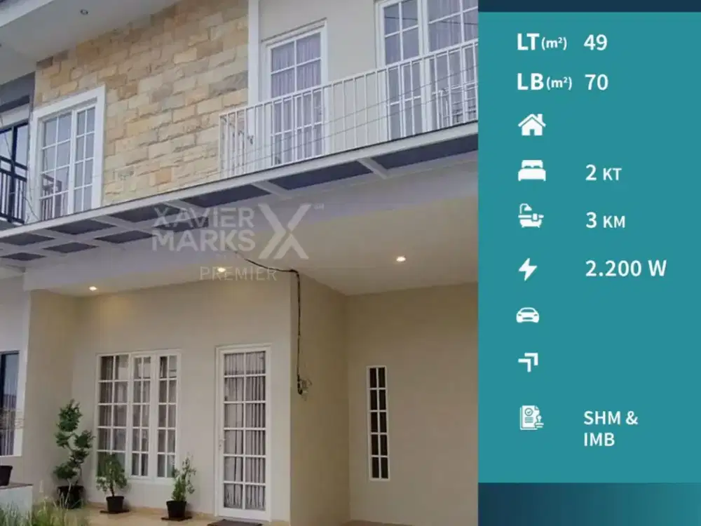 Dijual Villa Furnish Cantik Minimalis di Pesanggrahan Batu