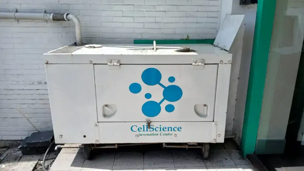 Genset silent 30 kva bekas rusak