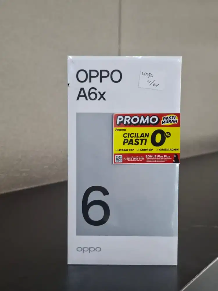 Oppo A6x pembelian chas kredit syrat ktp