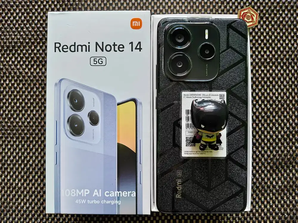redmi note 14 5g 12,/512 fullset