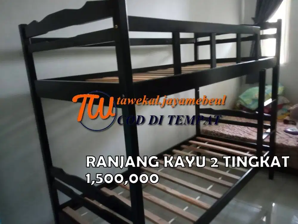 RANJANG KAYU TINGKAT RISBANG KAYU SUSUN 3 TINGKAT BERBAGAI MODEL