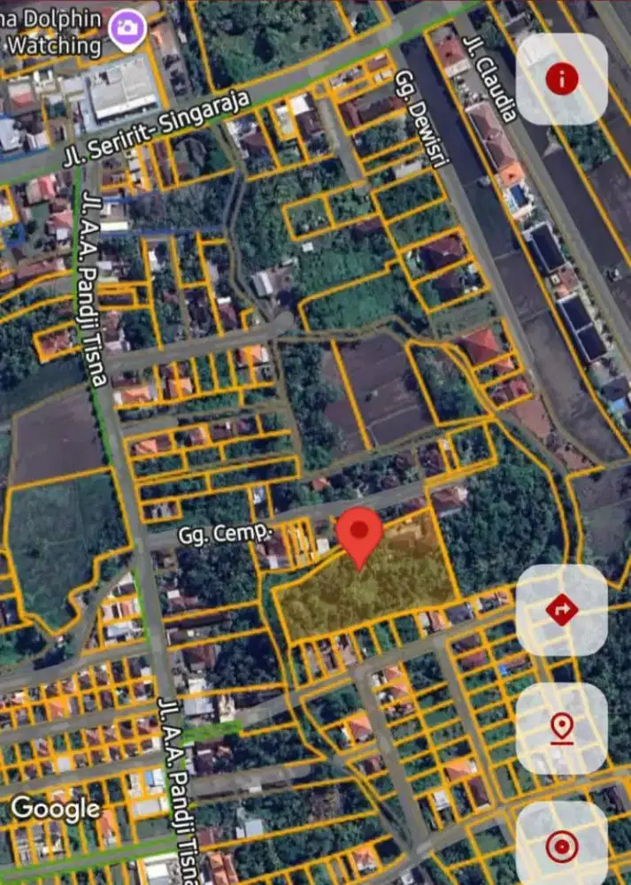 Tanah di central lovina kaliasem dekat pepito