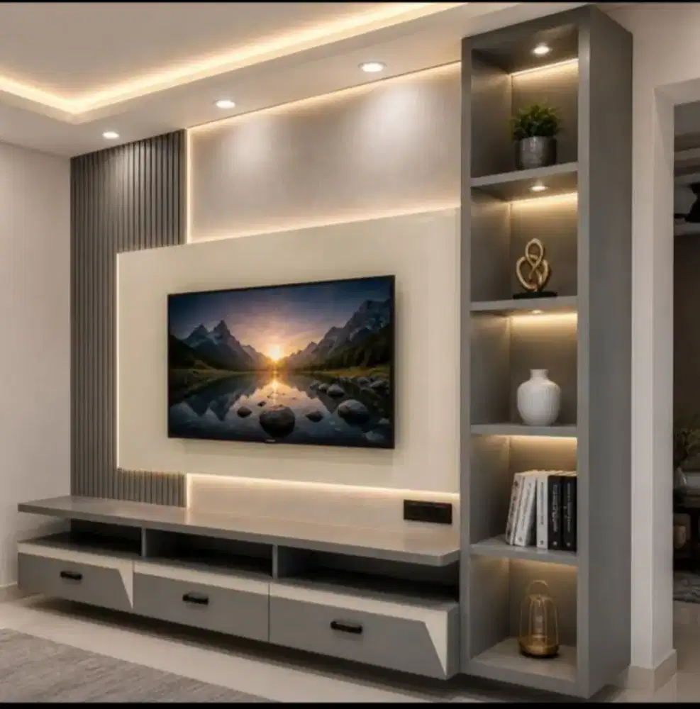 Tv Panel Backdrop TV tempahan