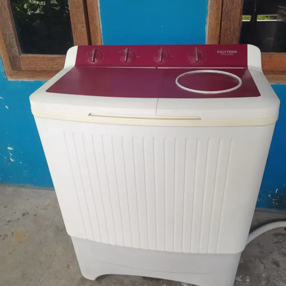 Mesin cuci 2 tabung polytron