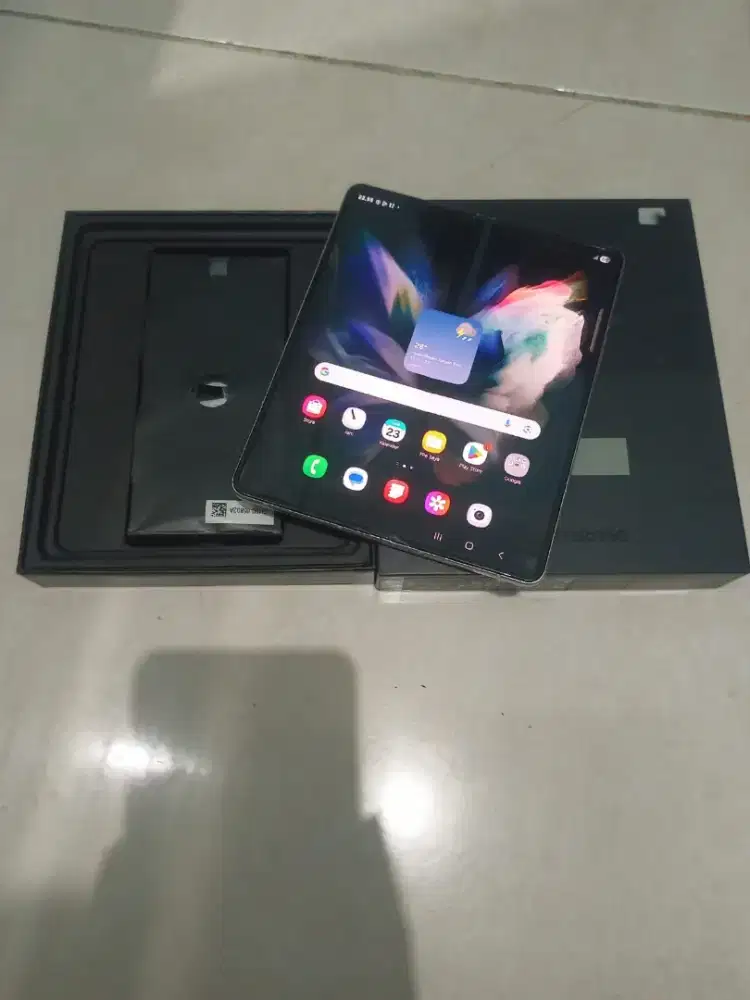 Samsung Zfold 3 12/256 Sein fullset mlusss 97%, lncar jyaaa no knda