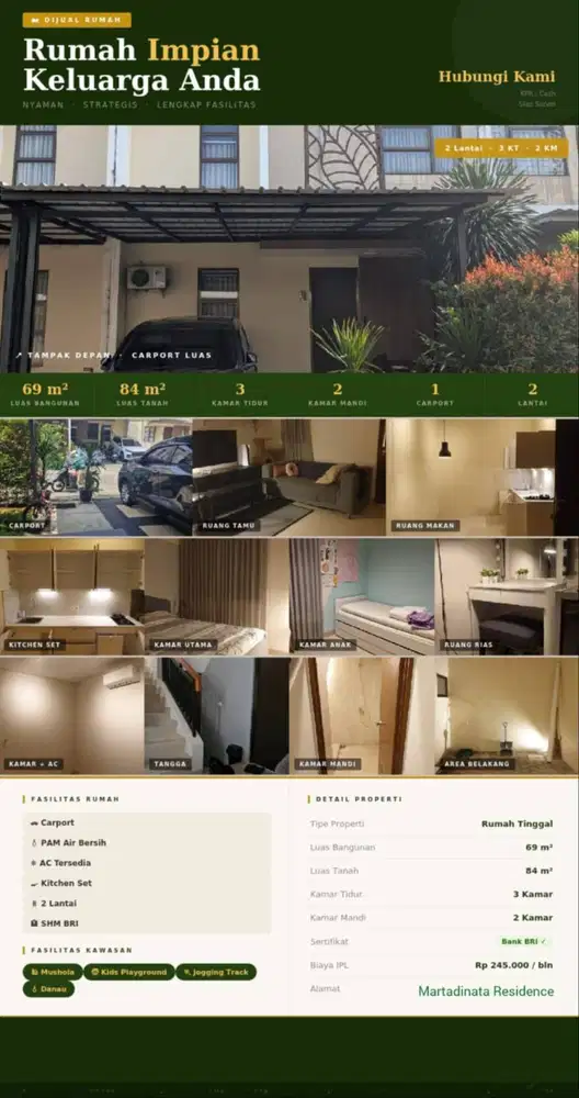 Di jual rumah cantik lokasi strategis dekat tol Ciputat 1.65 Milyar