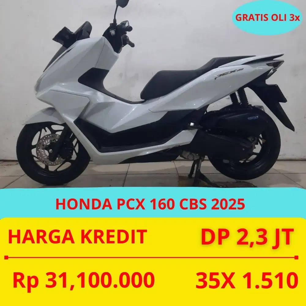 HONDA PCX 160 CBS 2025 DP MURAH 2,3 JUTA GUYS